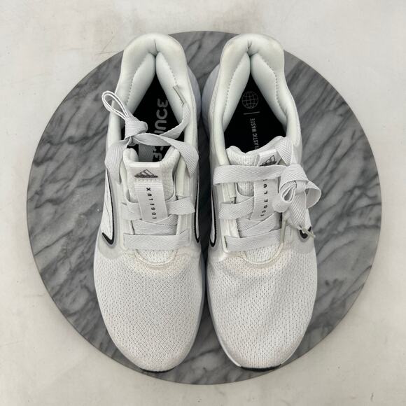 Adidas Womens 9 Running Shoes White Edge Lux Athletic Exercise Workout Trainer - Picture 8 of 12